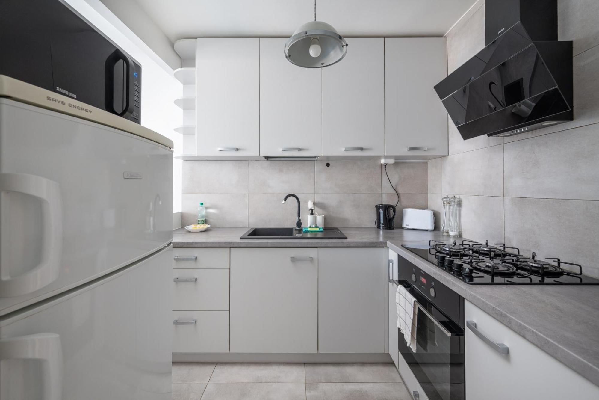 Grzybowska Blue City Centre Apartment Warschau Buitenkant foto