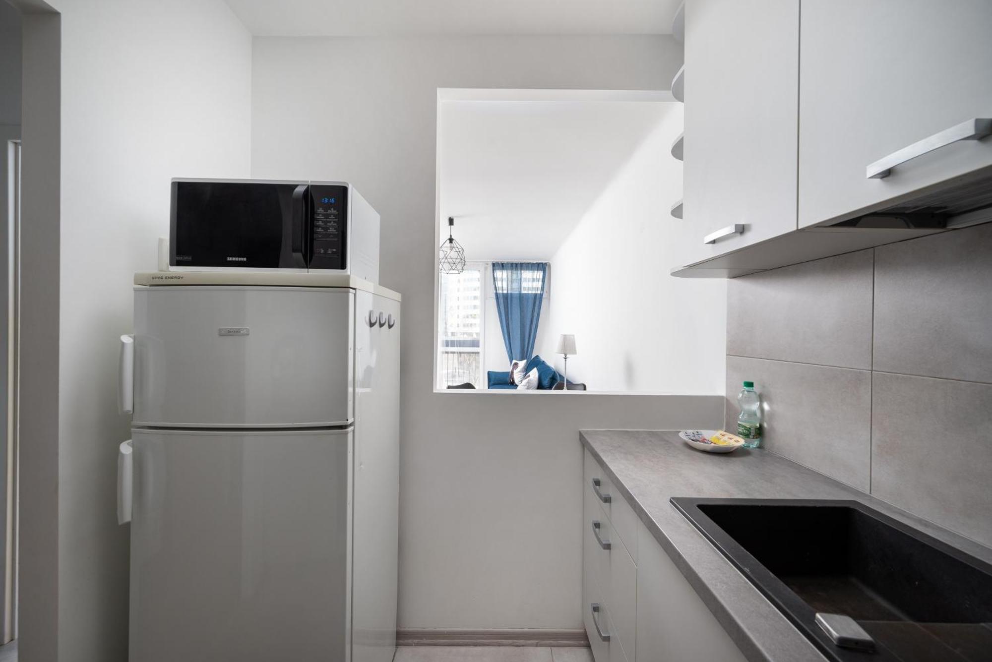 Grzybowska Blue City Centre Apartment Warschau Buitenkant foto
