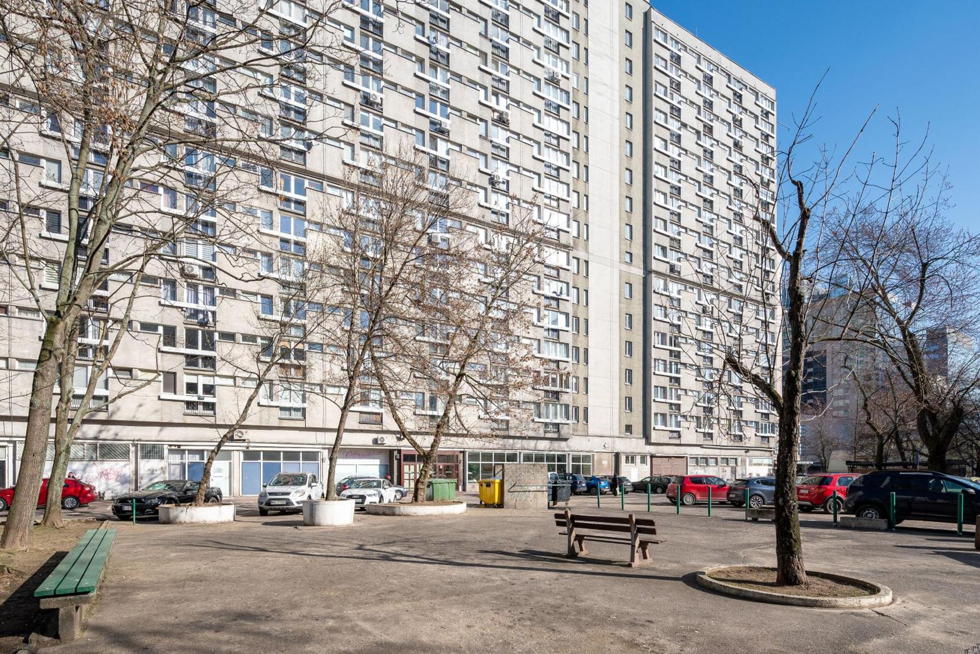 Grzybowska Blue City Centre Apartment Warschau Buitenkant foto
